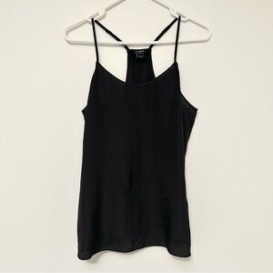 J. Crew Black Camisole Tank Top with Lightweight Fabric Women's Size 8